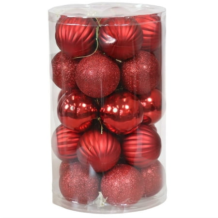 

Sunnydaze Decor-Sunnydaze Beautiful Baubles Plastic 25-Piece Ornament Set