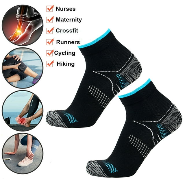 15-20 mmHg Compression Socks Plantar Fasciitis Foot Pain Relief Sleeves ...