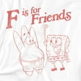 thumbnail image 3 of Spongebob F Is For Friends Women's Boxy Cropped T-Shirt Casual Graphic Tee, 3 of 6