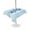 LightBLue, variant on Outdoor Tablecloth with Umbrella Hole for Patio/Picnic/Party/Camping, Ocean Strafish Waterproof Table Cloth Rectangle Table Cover Washable, Summer Sea Strfish Ombre Blue (60"x 102")