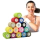 thumbnail image 1 of 6 Rolls Waterproof Self-Adhesive Elastic Bandage Cohesive First Aid Tape Medical Health Care Therapy Bandage 2.5/5/7.5/10cm6 rolls light green7.5cmx4.5m He Qiyong unisex, 1 of 1