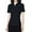 Black, variant on Womens Button Down Shirts Short Sleeve Business Collared Work Office Formal Casual Blouse Tops Office Work Shirts Short Sleeve Button Down Shirts