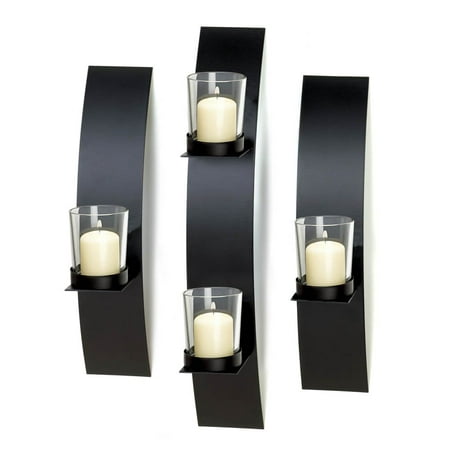  Candle  Wall  Sconce Black Metal Wall  Candle  Sconce Modern 