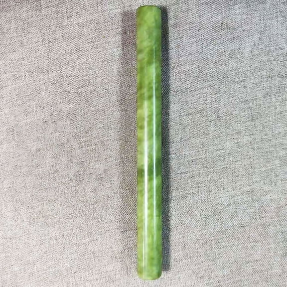 ELAYARD Green Ergonomic Marble Rolling Pin for Baking Pizza, Cookies, Pasta Dough and More