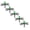 Green-5Pcs, variant on 5Pcs Realistic Artificial Dragonfly Fishing Lure, Durable Bait with Hook for Bass Trout, Double Skirted Wings Fly Bait for Freshwater, Ponds, Coastal Angling 2.95 Inch Red