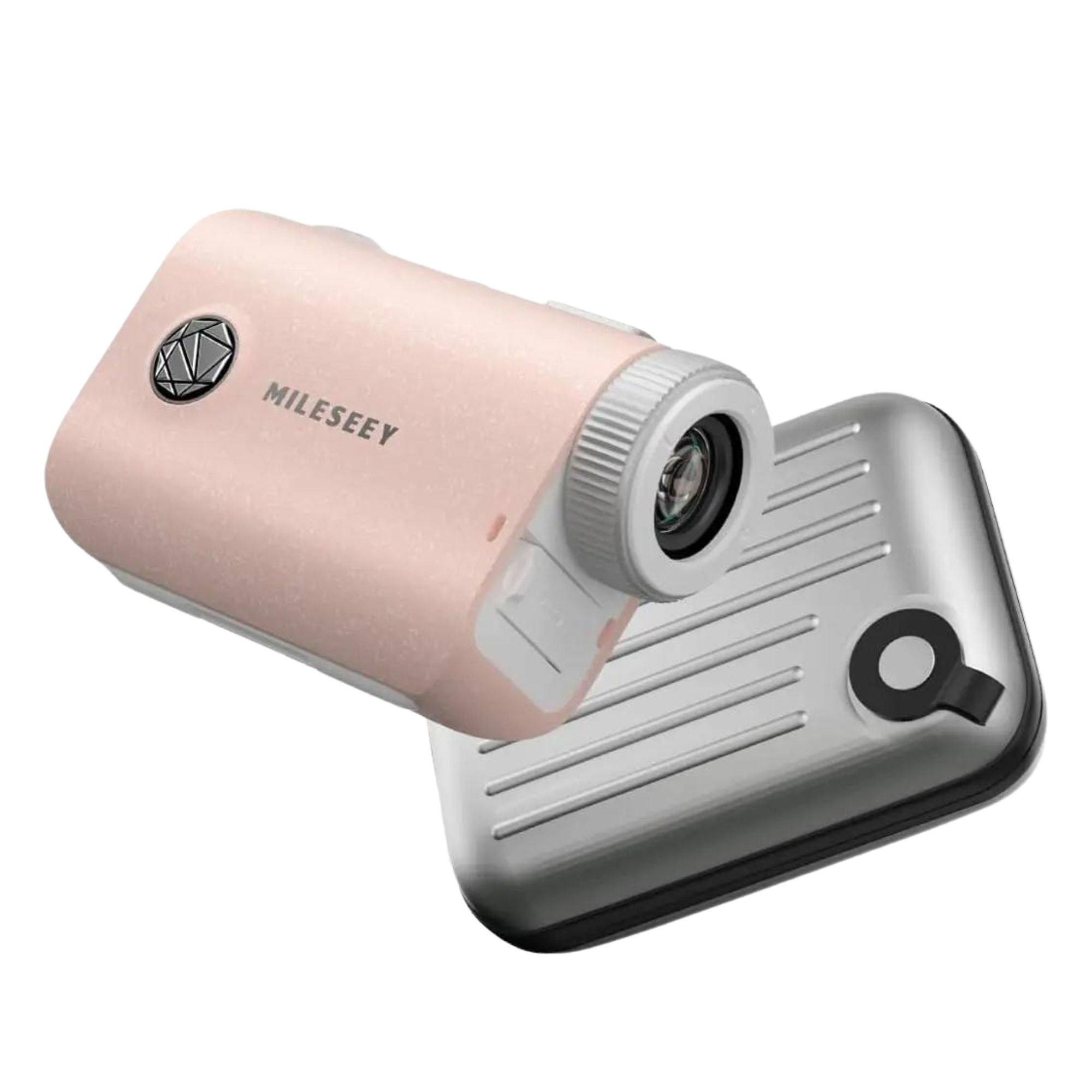 MiLESEEY PF1 Pocket Golf Range Finder | IP65 Waterproof, 1000 Yards Rechargeable Laser Range Finder Golfing, Fast Flag Pole Locking Vibration - Pink
