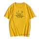 thumbnail image 3 of Faddish-Camiseta de algodón para hombre, camisa divertida de manga corta con cuello redondo, Estilo Vintage, Funky, 3 of 5