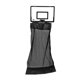 thumbnail image 2 of Cesto para ropa sucia colgante, transpirable, con cremallera Negro, 2 of 9