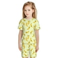 thumbnail image 6 of Hirioo Bananas for Short-Sleeved Pajama Set For Kids Short Sleeve Set Soft Summer Sleepwear Pj Sets-X-Large, 6 of 6