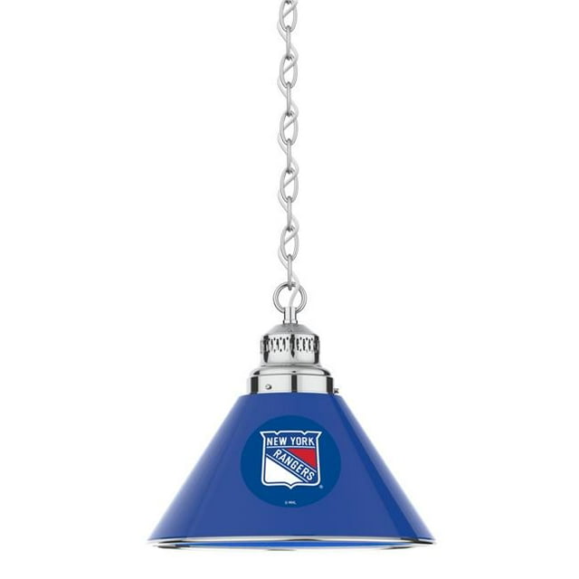 Holland Bar Stool BL1CHNYRang NHL New York Rangers Single Shade Pendant Light - Chrome