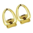 thumbnail image 1 of 2pcs Dientes Inferiores Superiores Hugo Boca Dientes Tapas de las Rejillas Oro, 1 of 9