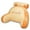 Brown, variant on Aoresac Brown Reading Pillow with Armrests, Medium Adult Backrest Support for Sitting Up in Bed with Washable Cover (20.08 in / 51 cm)