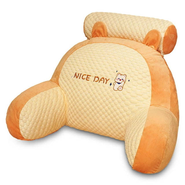 Aoresac Reading Pillow with with Armrests/Large Adult Backrest with Arms/Back