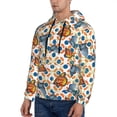 thumbnail image 3 of Lsque Butterflies Wild Insect Pattern Casual Men's Hoodie,Hooded Sweatshirt with Kangaroo Pocket,Pullover Hoodie-X-Large, 3 of 7
