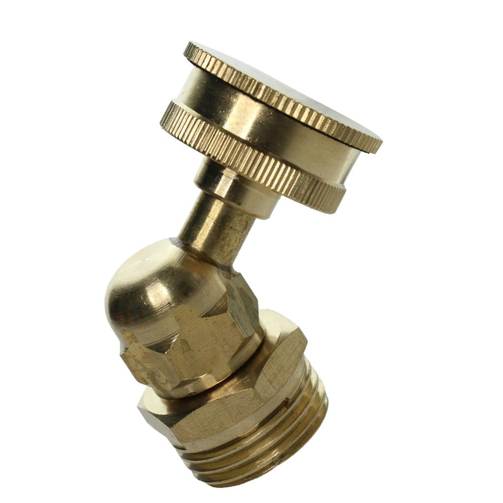 Gold 1/2/3/4Hole Brass Hose Pipe Fitting Garden Tap Spray Nozzle Mist Cooling 