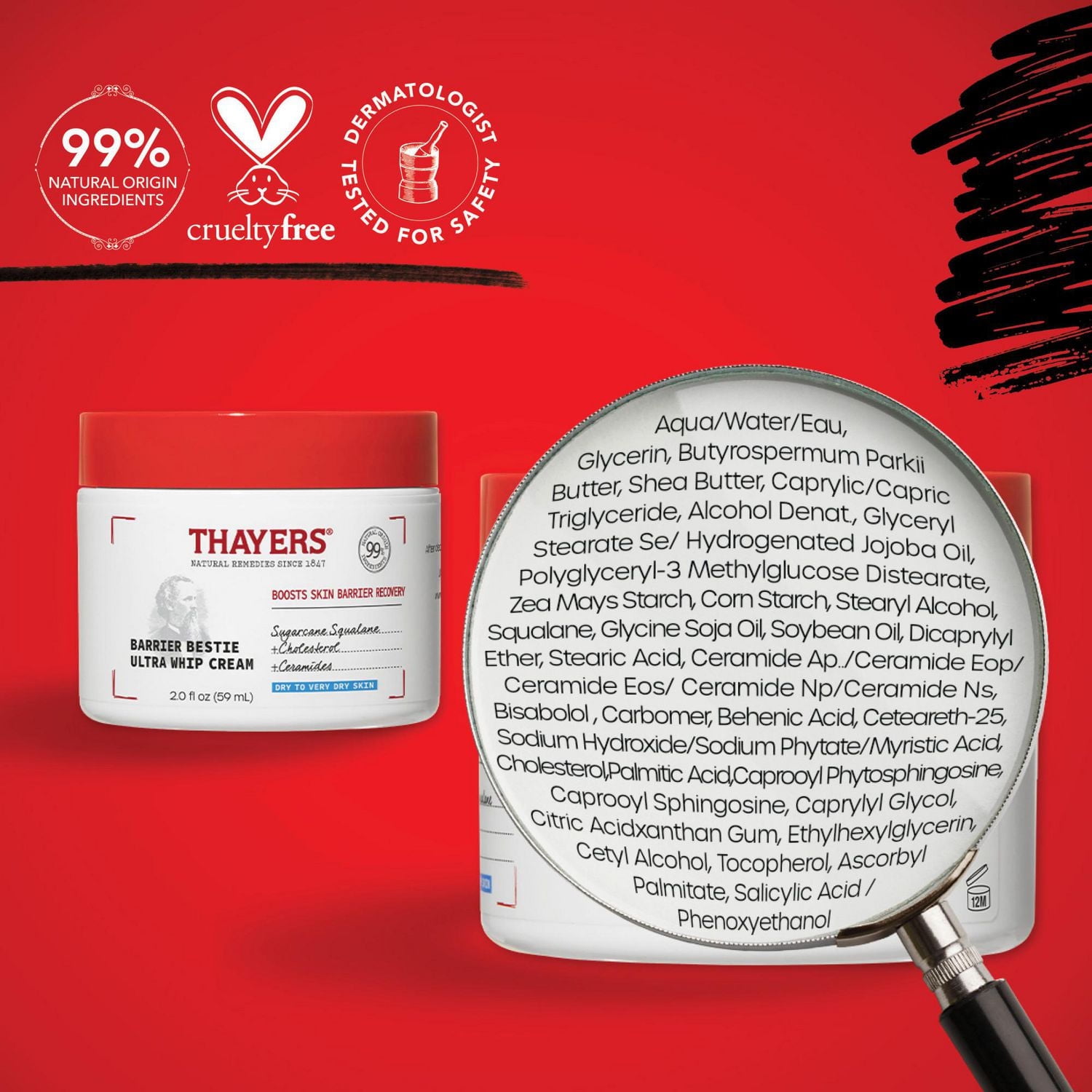 Barrier Bestie Face Moisturizer with Ceramides for Dry Skin, Face Cream 59ml