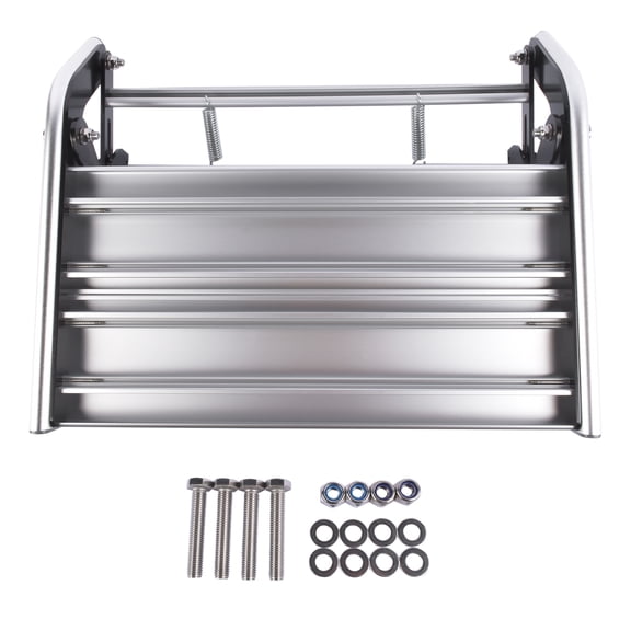 GELUOXI Manual RV Step Pull Out Retractable One Step for RV Camper Platform Steps Stair