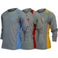 thumbnail image 2 of Brainstorm Gear Unisex Star Trek Long-Sleeve Running Shirt - Gold / Small, 2 of 11