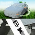 thumbnail image 5 of LABLT 7 Layers Full Car Cover Outdoor Waterproof Rain UV Scratch Resistant 3XXL Gray Fits select: 2013-2014 CHEVROLET MALIBU 2LT, 2010 CHEVROLET MALIBU 1LT, 5 of 5