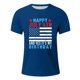 thumbnail image 5 of Tops para hombre, blusas y camisas de cuello redondo y manga corta para hombre, tops casuales de cuello redondo y manga corta con estampados especiales para hombre., 5 of 5