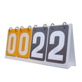 thumbnail image 4 of MesaSe 4 Digit Score Board Scoring Scorekeeper Competition Game Tabletop Scoreboard for Basketball Football Volleyball   Yellow Gray, 4 of 8
