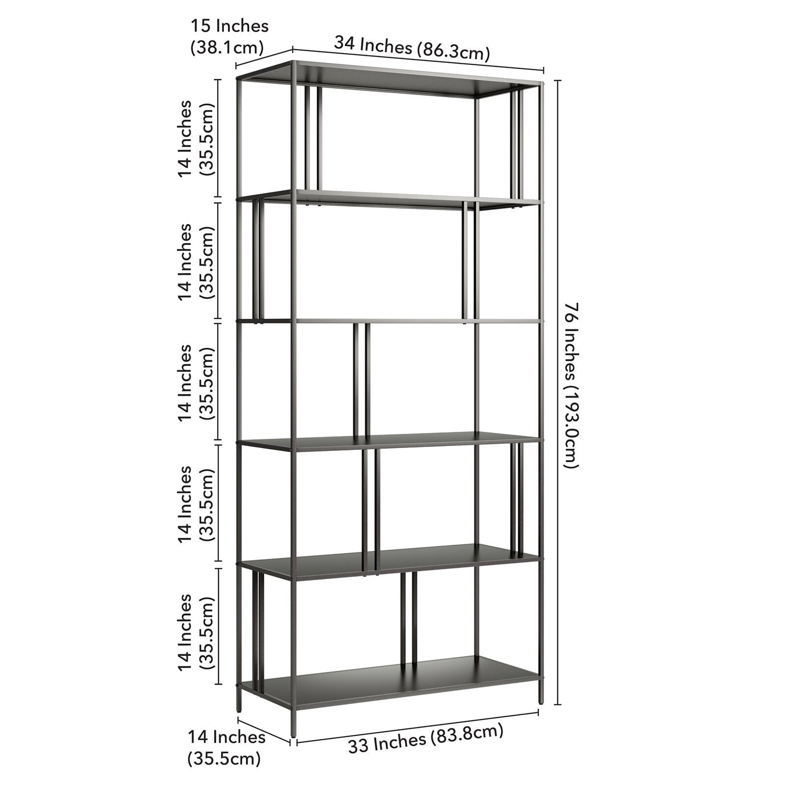 Takako etagere deals bookcase