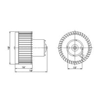 HVAC Blower Motor Fits select: 2008-2012 CHEVROLET MALIBU, 2005-2010 PONTIAC G6