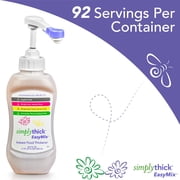SimplyThick EasyMix | 92 Servings | Gel Thickener for those with Dysphagia & Swallowing Disorders | Wont Alter The Taste of Liquid | Easy to Prepare | 16.9 Fl Oz Bottle with Pump