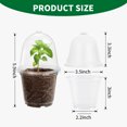 thumbnail image 4 of Innens 10-50Pcs Plastic Seedling Pots with Humidity for Plants Garden Flower Pots, 4 of 14