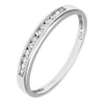 thumbnail image 2 of 9ct White Gold Jewelco London Diamond Channel Set 12 Stone Eternity Ring 1.5mm, 2 of 7