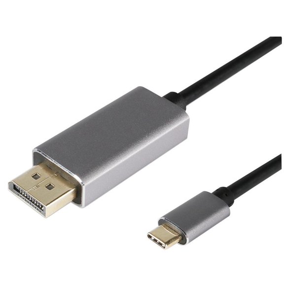 PRO SIGNAL - USB-C Male to 4K DisplayPort Male Adaptor Lead, 1m Black