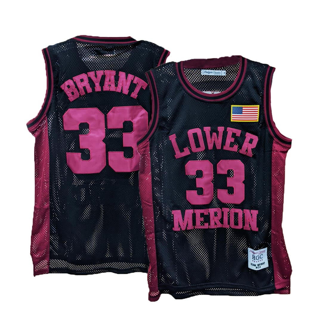 Lower Merion Aces Kobe Bryant Black High School Jersey (S
