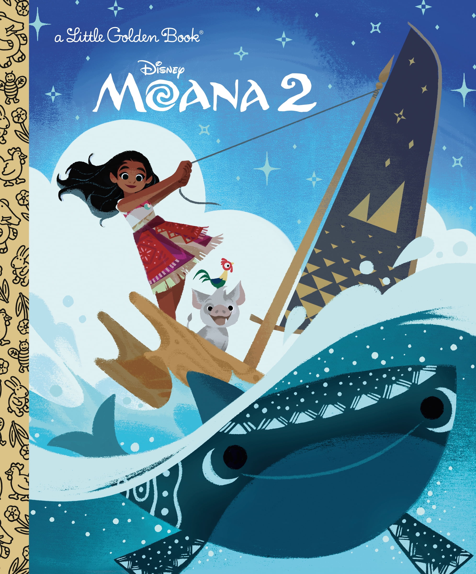 Unbranded, Little Golden Book, Disney Moana 2 Hardcover, for Ages