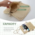 thumbnail image 3 of LHSHID Straw Clutch Purse for Women Envelope Wallet Straw Crossbody Shoulder Handbags Summer Beach Woven Bag, 3 of 6