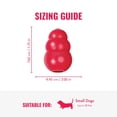 thumbnail image 2 of Paquete combinado KONG Classic y Wild Knots Bear, juguetes para perros únicos y divertidos para horas de juego, juguete clásico que se puede rellenar con golosinas para perros, para perros pequeños, 2 of 8