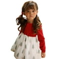 thumbnail image 5 of KVPLBQFD Christmas Dress for Baby Christmas Dresses for Toddler Girls 2t-3t Formal Winter Dress Baby Girl Christmas Outfit 5 Year Old Girl Clothes, Red 12-24 Months, 5 of 5
