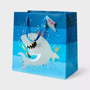 Large Shark Gift Bag