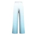 thumbnail image 4 of cocolona Womens Gradient Casual Pants Elastic Waist Drawstring Wide Leg Travel Workout Pants with Pockets, 4 of 5