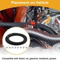 thumbnail image 2 of Unique Bargains 5/8" Fuel Line Kit 19.68ft Vacuum Hose Automotive Fuel Hose with 8 Clamps 1 Set, 2 of 7