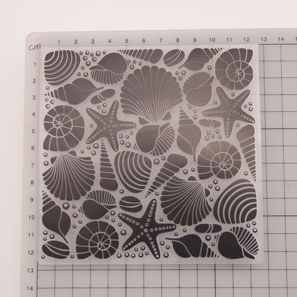 Embossing Folder Stencils Plastic Template Molds Paper Cards Making Scrapbooking 