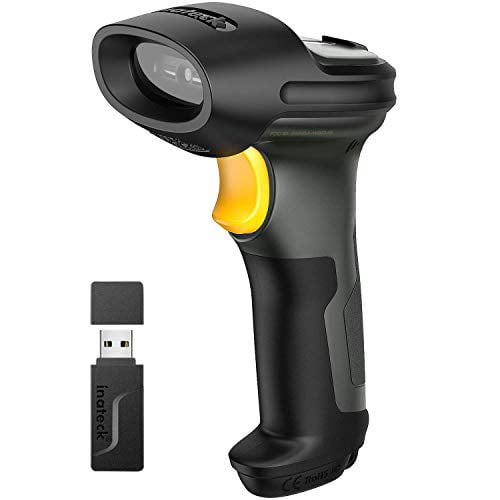 Inateck 2.4ghz 1d Wireless Barcode Scanner 2600mah Battery 60m Range Fast 1 for sale online 