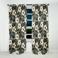 thumbnail image 5 of Designart "Timeless White And Green Floral Joy" Floral Room Darkening Curtain Single Panel, 5 of 6