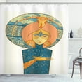 thumbnail image 1 of Ambesonne Earthy Shower Curtain, Mother Nature with Plants, 69"Wx70"L, Multicolor, 1 of 3