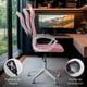 thumbnail image 4 of MAGMALIFE Silla de Oficina Stilla Ergonómica con Reposacabezas, Respaldo de Malla Transpirable, Altura e Inclinación Ajustables, Reposabrazos Abatibles y Ruedas 360° Silenciosas, Soporta 150kg, 4 of 8
