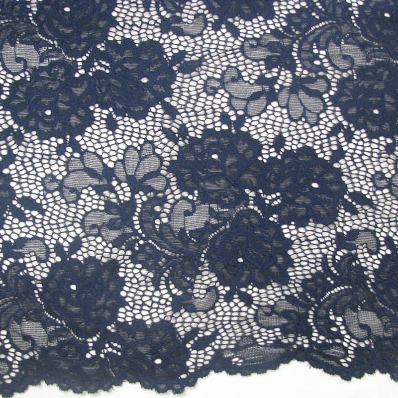 lace fabric navy
