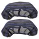 thumbnail image 1 of 2 fundas de cojín para asiento de motocicleta, de malla 3D, transpirables, con diseño de panal, impermeables y antideslizantes, para motos de cross y scooters, color negro, 1 of 7