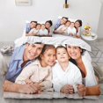 thumbnail image 3 of Customization Of Couple Photos Bedding Set For Printing Duvet Cover Bedding Set For Boys And Girls Hidden Zipper Closure 135*200 Cm, 3 of 5