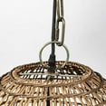 thumbnail image 5 of Metallic Woven Hanging Pendant Light, 5 of 8