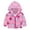 Hot Pink, variant on RTKFRFLM Kids Lightweight Windbreaker Hooded Cartoon Graphic Outerwear Jacket Navy 12-18 Months