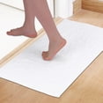 thumbnail image 2 of Unique Bargains Cotton Washable Mats Spa Style Bathroom Floor Rugs Thick Soft White, 2 of 7